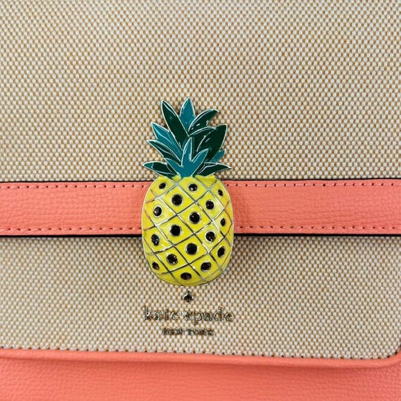 NWT Kate Spade Melon Remi Flap Chain Pineapple crossbody Bag Shoulder Bag - Picture 8 of 15